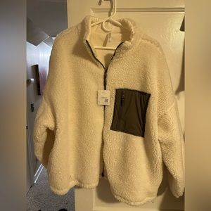Fabletics Sherpa full zip jacket